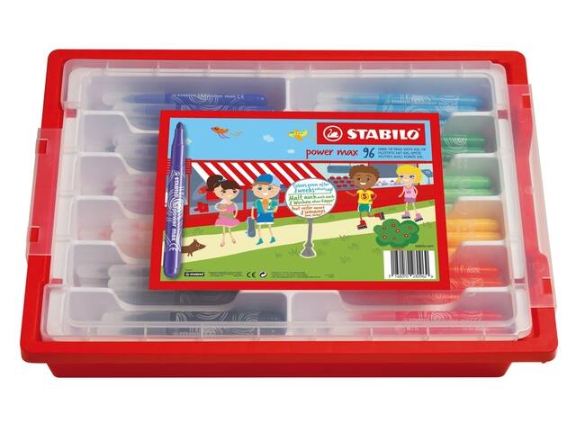 Viltstift STABILO power Max 980 96st assorti