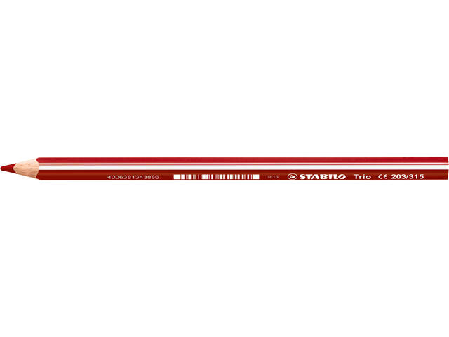 Kleurpotlood STABILO 203 Trio dik 38st assorti