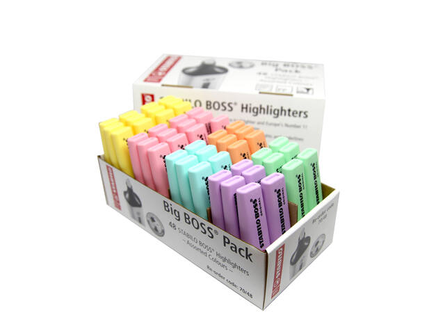 Markeerstift STABILO BOSS 70 48st assorti pastel