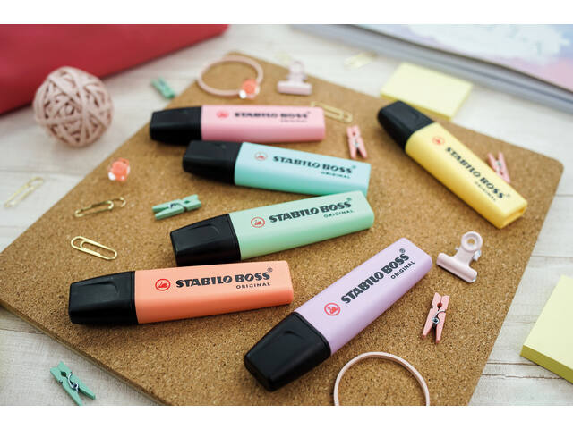 Markeerstift STABILO BOSS 70 48st assorti pastel