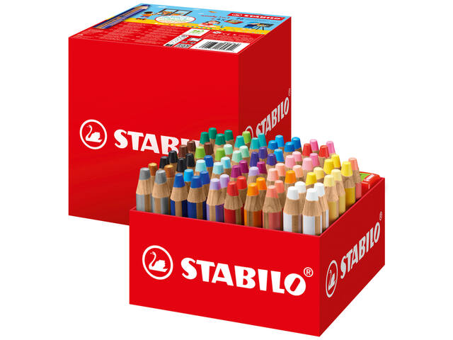 Kleurpotlood STABILO 882 woody 3 in 1 76st ass