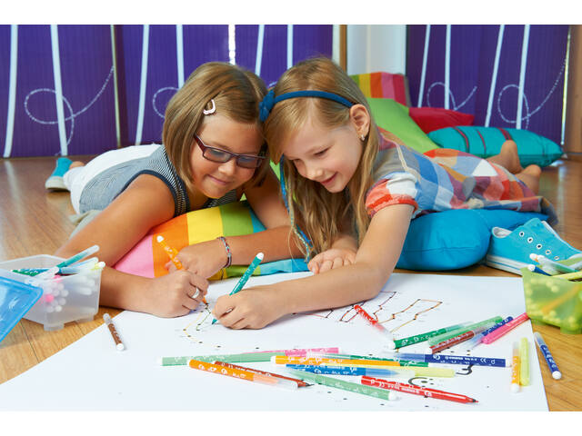 Viltstift STABILO Trio A-Z 378 240st assorti