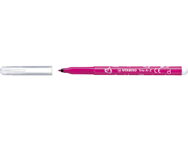Viltstift STABILO Trio A-Z 378 144st assorti