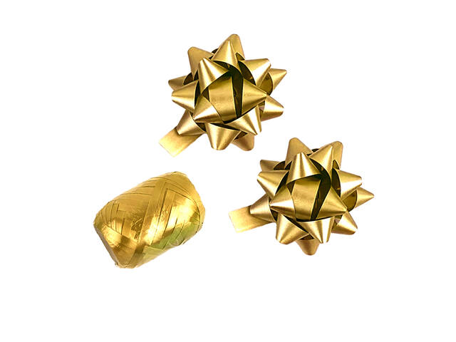 Polyband combi set goud 1 ei 2 rozetten