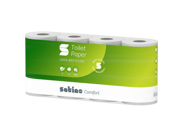 Toiletpapier Satino MT1 Comfort 2laags wit 067490