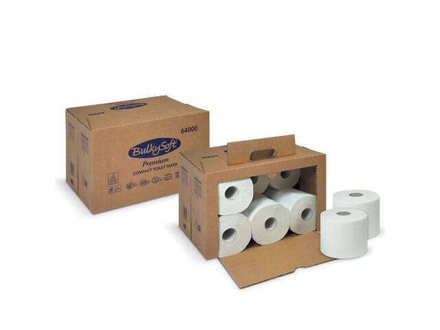 Toiletpapier BulkySoft Premium 12x500 vel 64000