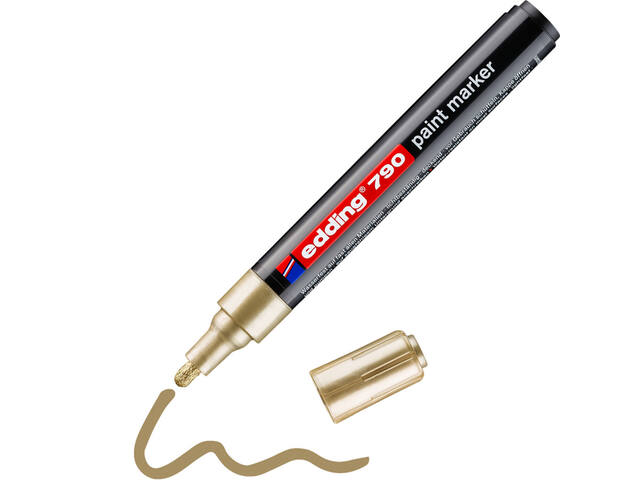 Paintmarker edding 790 alcoholbasis 2-3mm goud