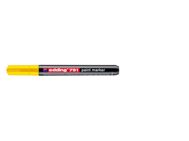 Paintmarker edding 791 alcoholbasis 1-2mm geel
