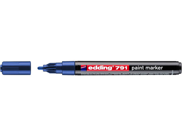 Paintmarker edding 791 alcoholbasis 1-2mm blauw