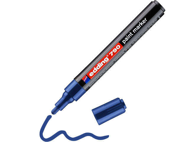 Paintmarker edding 790 alcoholbasis 2-3mm blauw