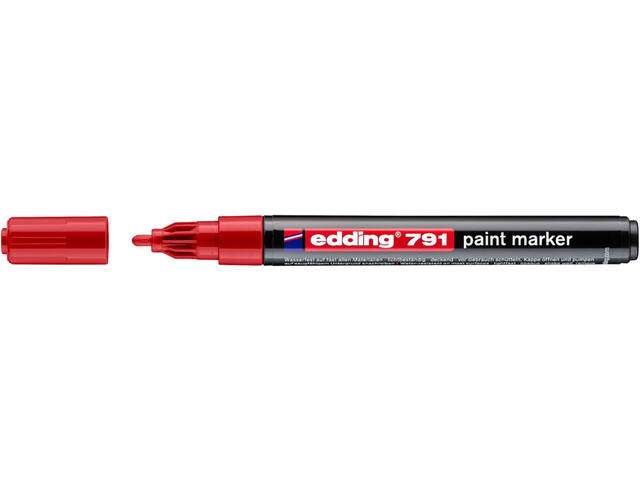 Paintmarker edding 791 alcoholbasis 1-2mm rood