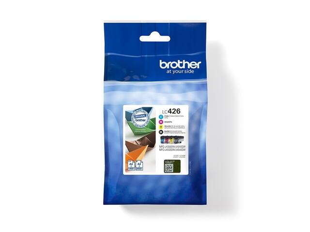 Inktcartridge Brother LC-426VAL zwart + 3 kleuren