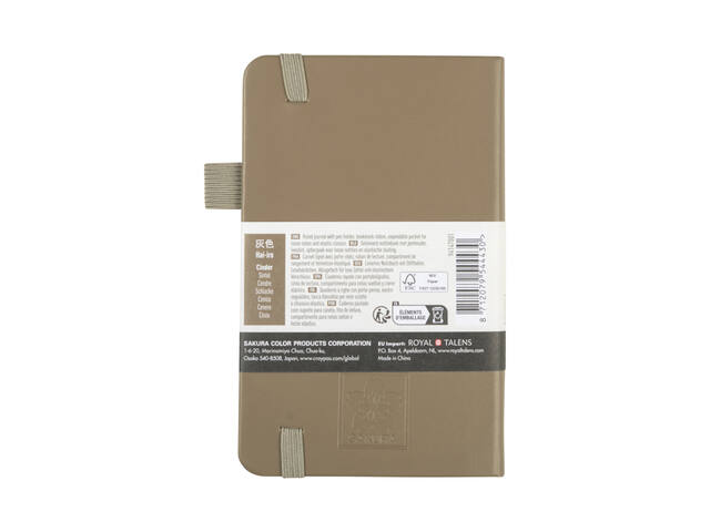 Notitieboek Sakura pocket lijn sintel