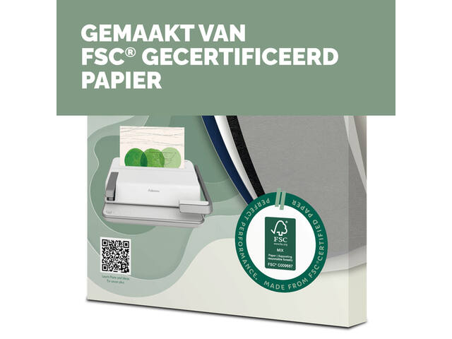 Voorblad Fellowes A4 FSC translucent papier 150gr