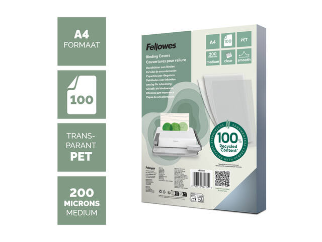 Voorblad Fellowes A4 PET 200micron