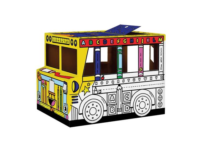 Kartonnen speelbus Bankers Box Play