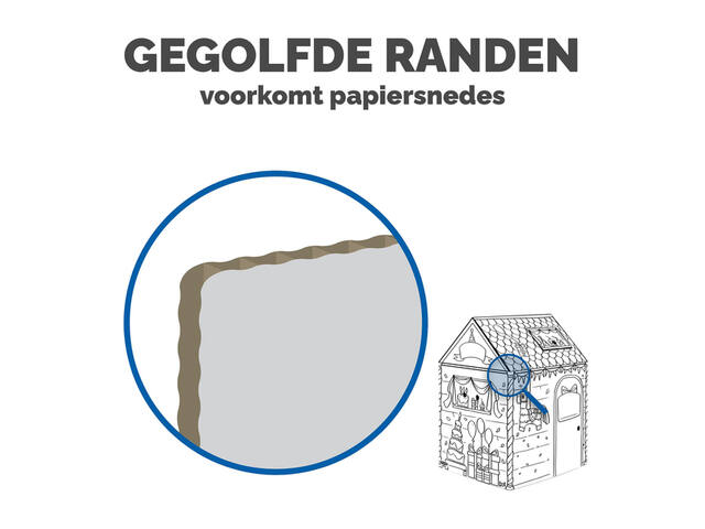 Kartonnen speelhuis Verjaardag XL Bankers Box Play