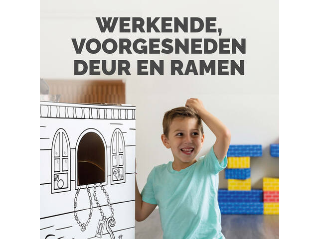 Kartonnen piratenschip XL Bankers Box Play