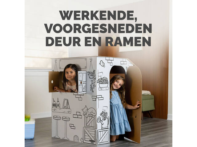 Kartonnen marktkraam XL Bankers Box Play