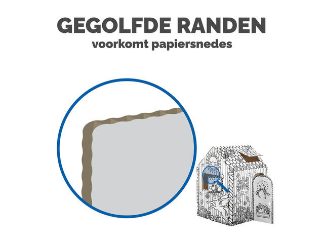 Kartonnen speelhuis XL Eenhoorn Bankers Box Play
