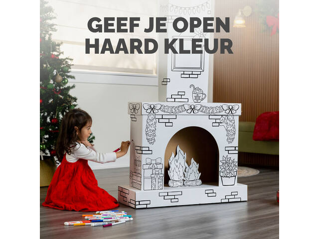 Kartonnen openhaard XL Bankers Box Play