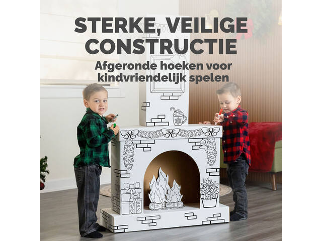 Kartonnen openhaard XL Bankers Box Play