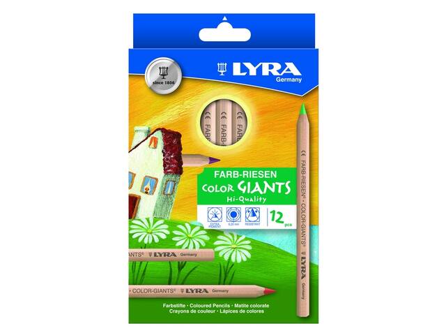 Kleurpotlood LYRA Color Giants Nature 12 kleuren