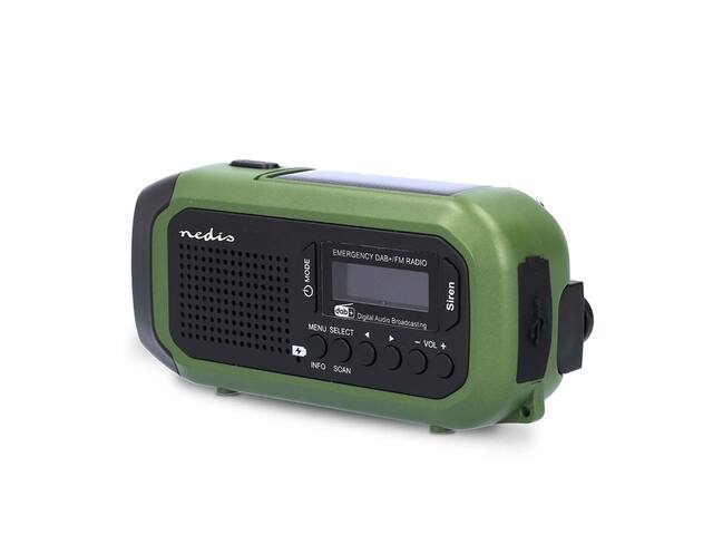 Noodradio Nedis DAB+ FM zonnepaneel