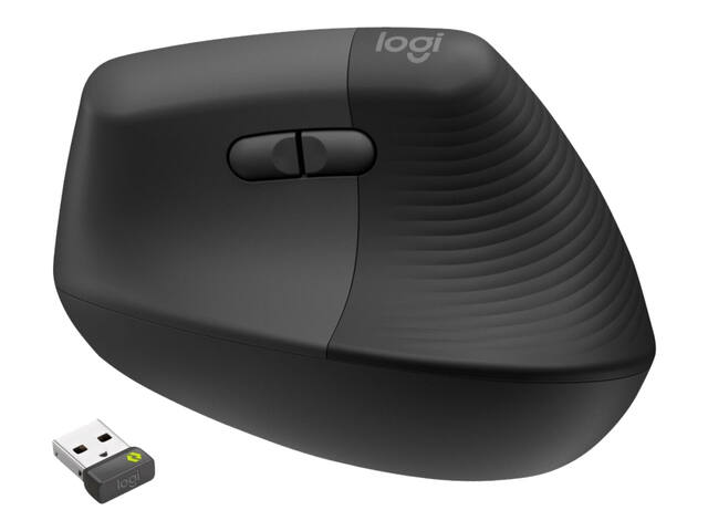 Muis Logitech Lift business rechtshandig grafiet