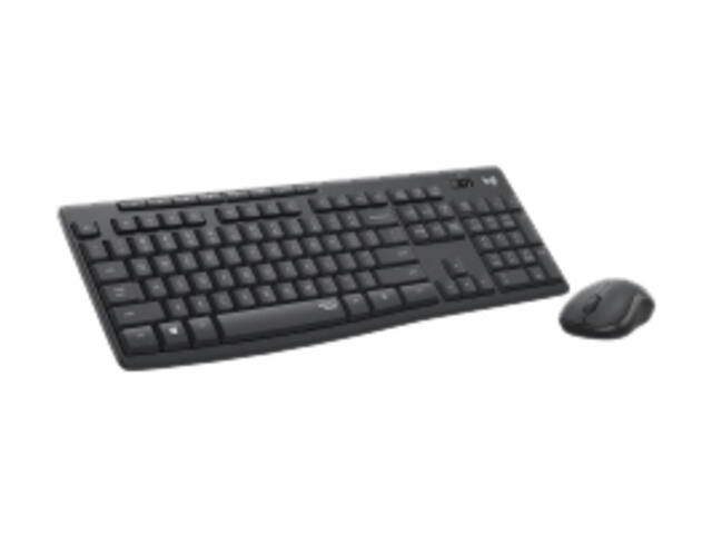 Toetsenbord en muis Logitech MK295 qwerty grafiet