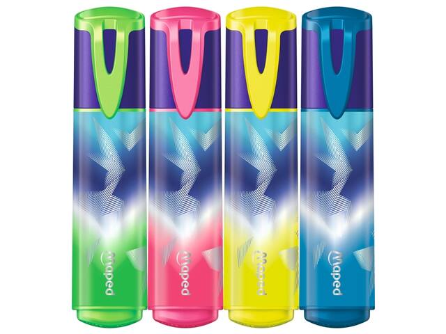 Markeerstift Maped Arctic Vibes set 4 kleuren