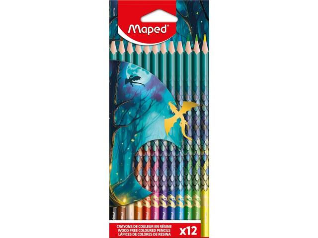 Kleurpotlood Maped Dragon set 12 kleuren