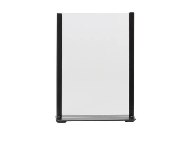 Kaarthouder Europel zwart metaal met acryl bord A5