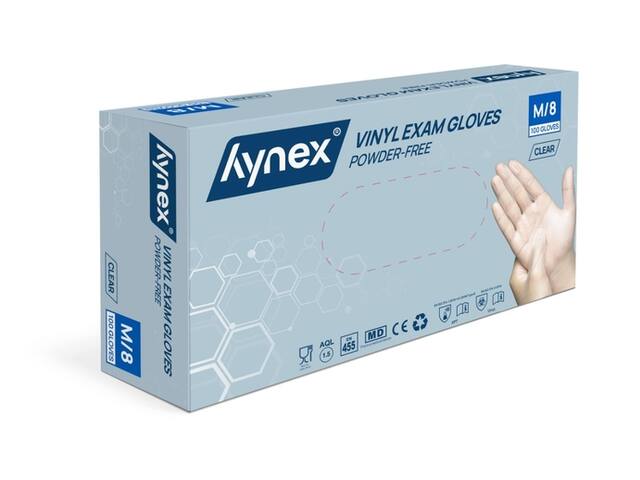 Handschoen Hynex vinyl M tr 4.5gr 100 stuks