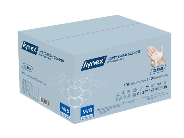 Handschoen Hynex vinyl M tr 4.5gr 100 stuks