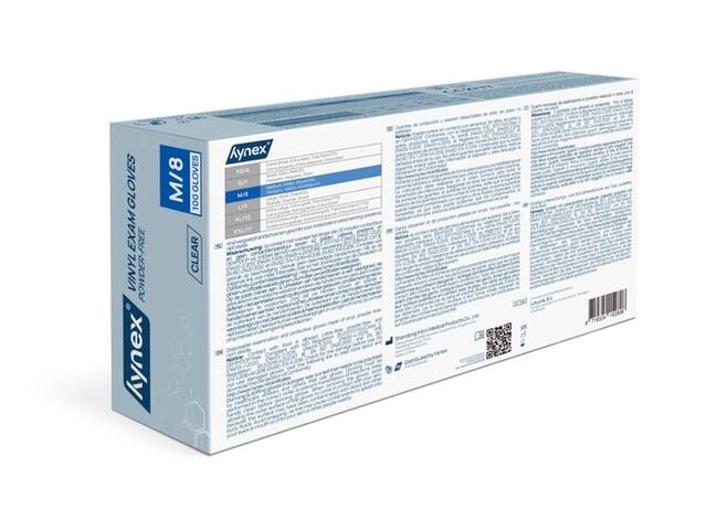 Handschoen Hynex vinyl M tr 4.5gr 100 stuks