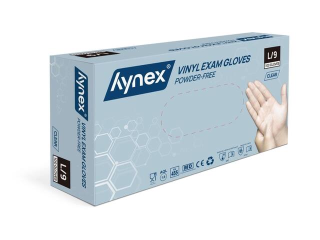 Handschoen Hynex vinyl L tr 4.5gr 100 stuks