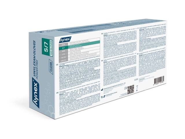 Handschoen Hynex vinyl S tr 4.5gr 100 stuks