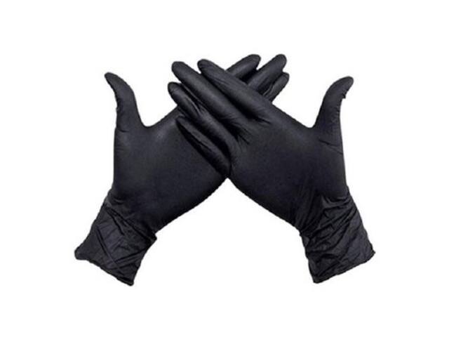 Handschoen Hynex Nitril S zwart 5gr 100 stuks