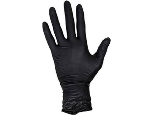 Handschoen Hynex nitril M zwart 5gr 100 stuks