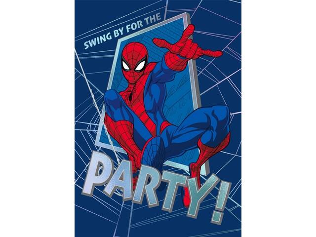 Wenskaart Hallmark uitnodiging Spiderman 6 stuks