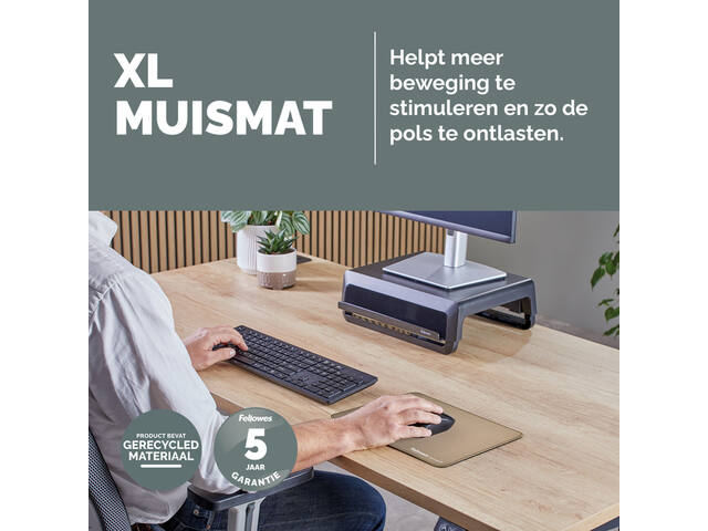 Muismat Fellowes Breyta XL zand