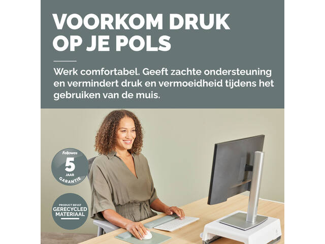 Polssteun Fellowes Breyta compact saliegroen