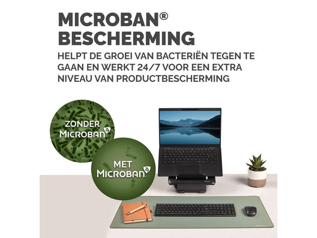 Bureau-onderlegger Fellowes Breyta saliegroen