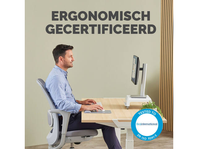 Muismat met polssteun Fellowes Breyta XL grijs