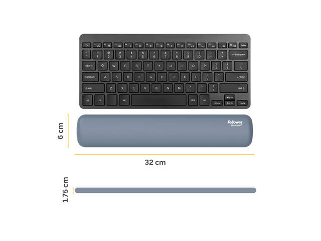 Polssteun Fellowes Breyta compact blauw