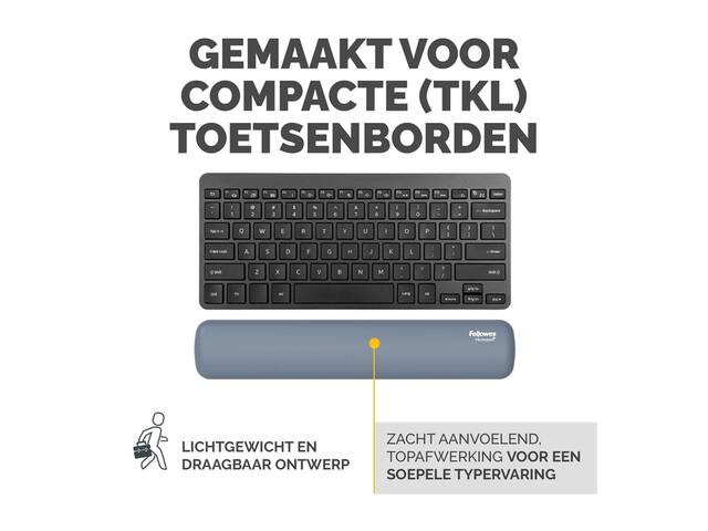 Polssteun Fellowes Breyta compact blauw