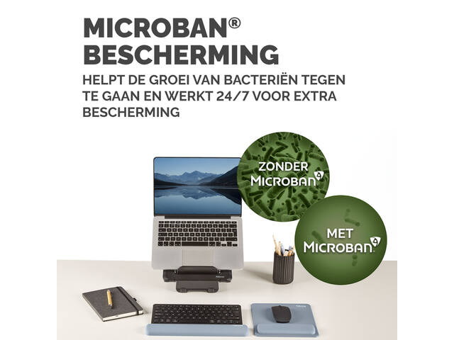 Polssteun Fellowes Breyta compact blauw