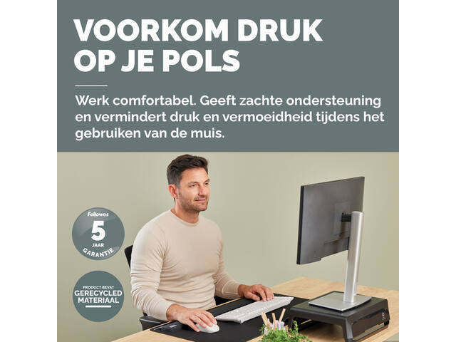 Polssteun Fellowes Breyta palm zwart