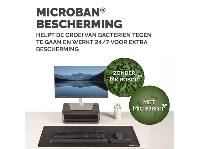 Polssteun Fellowes Breyta palm zwart